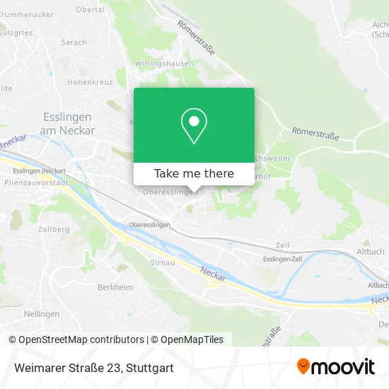 Карта Weimarer Straße 23