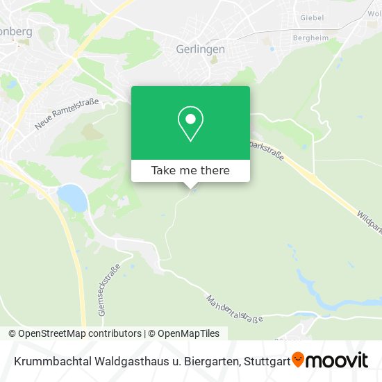 Krummbachtal Waldgasthaus u. Biergarten map