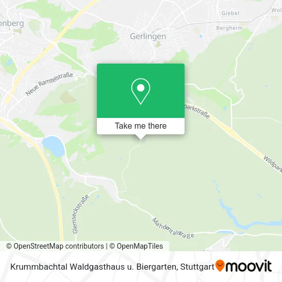 Карта Krummbachtal Waldgasthaus u. Biergarten