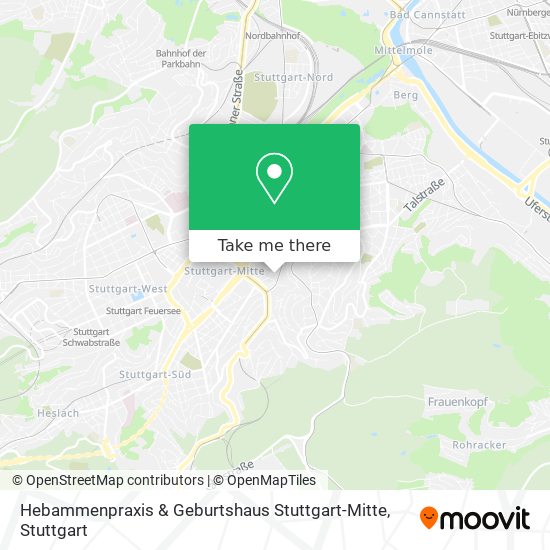 Hebammenpraxis & Geburtshaus Stuttgart-Mitte map