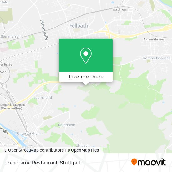 Panorama Restaurant map