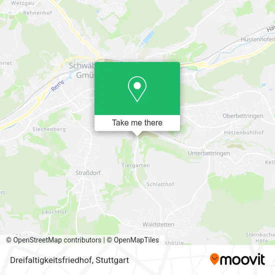 Карта Dreifaltigkeitsfriedhof