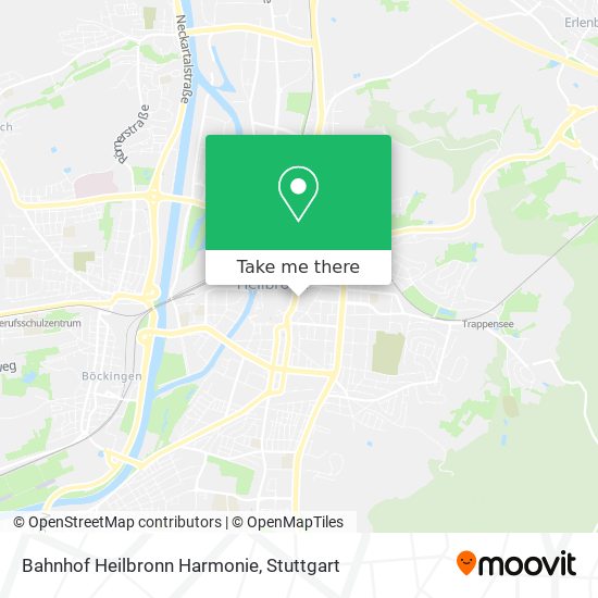Bahnhof Heilbronn Harmonie map
