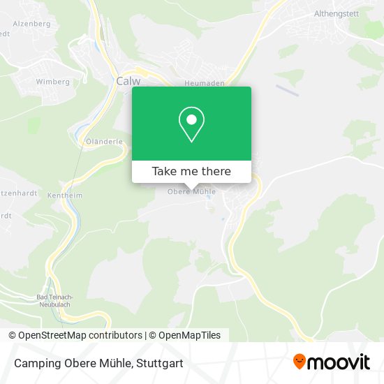 Карта Camping Obere Mühle