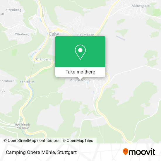 Карта Camping Obere Mühle