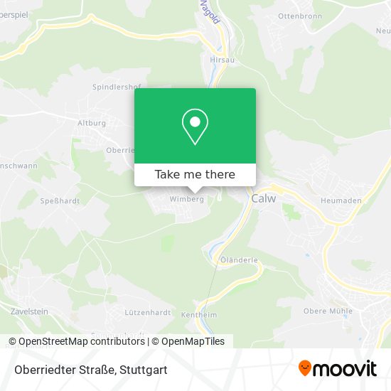 Oberriedter Straße map
