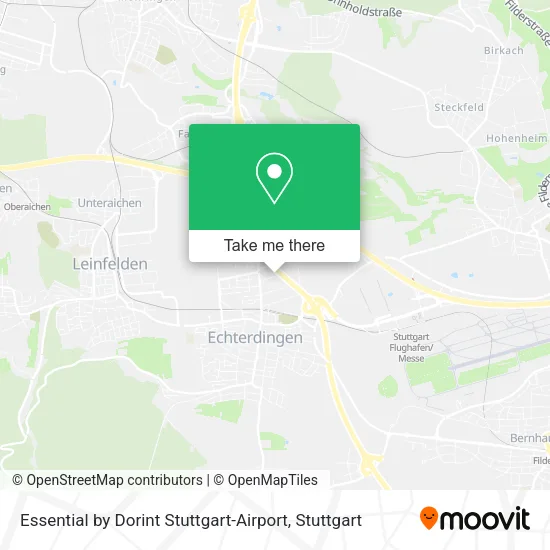 Карта Essential by Dorint Stuttgart-Airport