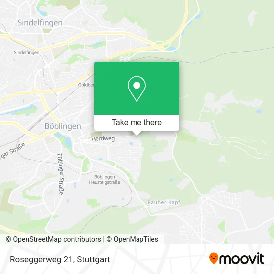 Карта Roseggerweg 21