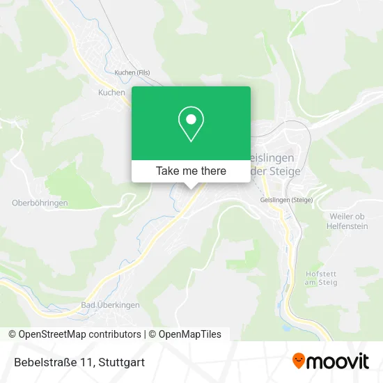 Карта Bebelstraße 11