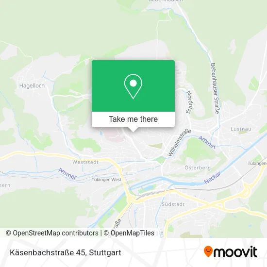 Карта Käsenbachstraße 45