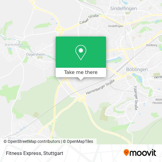 Fitness Express map