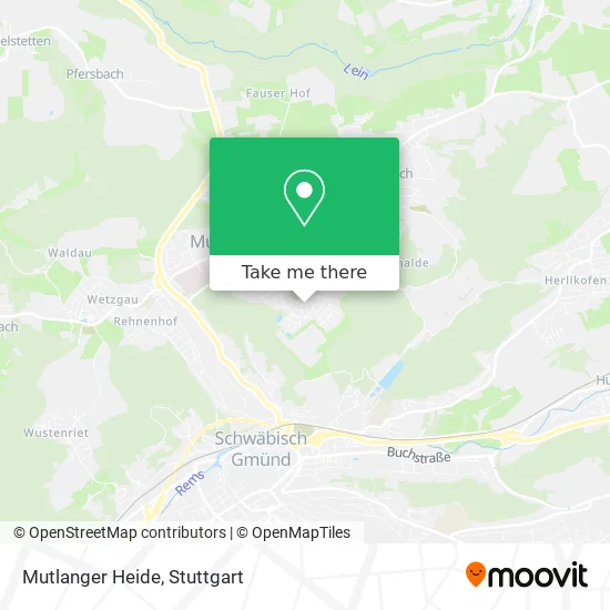 Карта Mutlanger Heide
