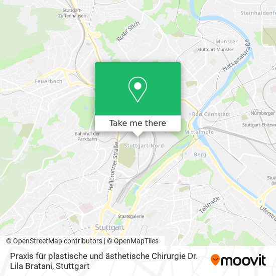 Praxis für plastische und ästhetische Chirurgie Dr. Lila Bratani map