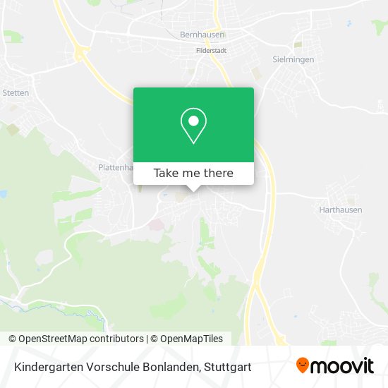 Kindergarten Vorschule Bonlanden map