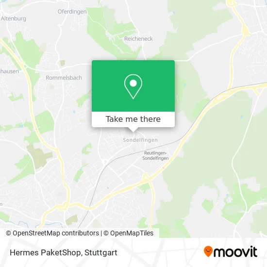 Карта Hermes PaketShop
