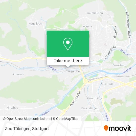 Карта Zoo Tübingen