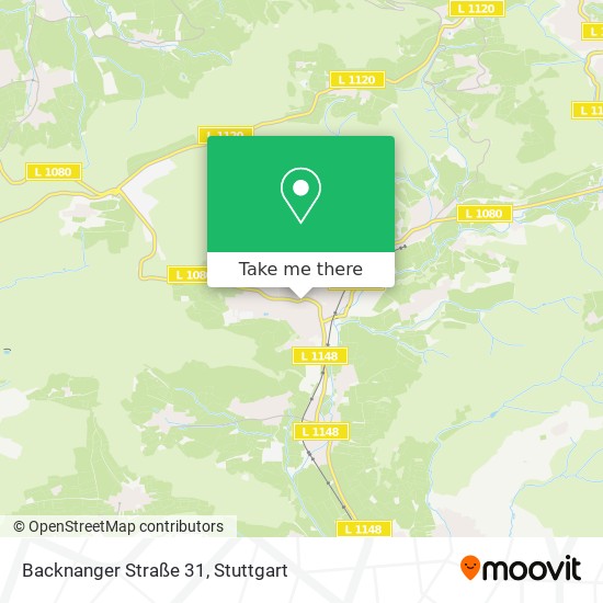 Карта Backnanger Straße 31