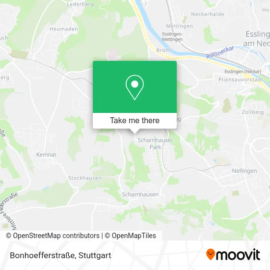 Карта Bonhoefferstraße
