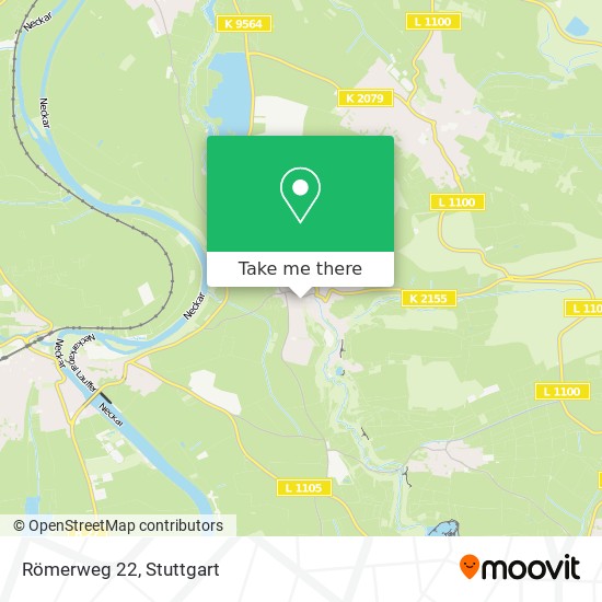 Römerweg 22 map