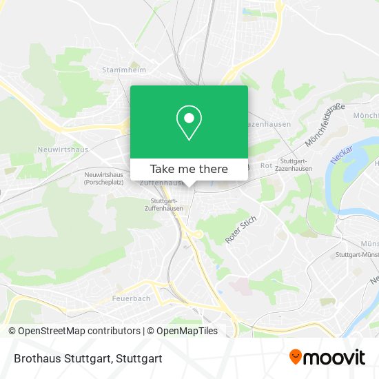 Карта Brothaus Stuttgart