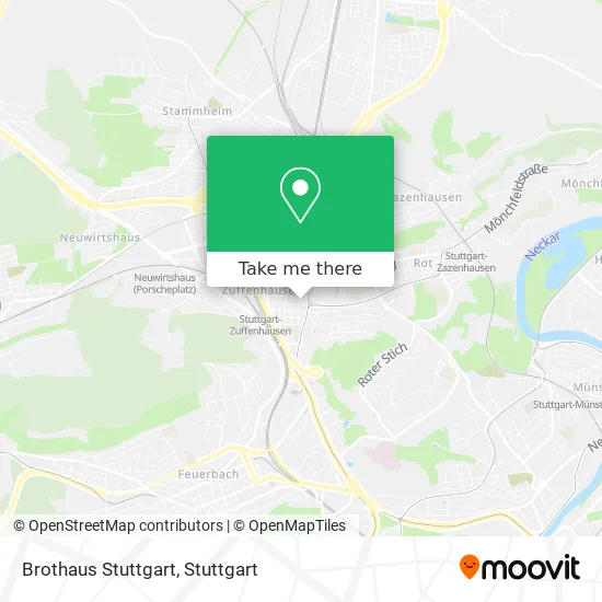 Карта Brothaus Stuttgart