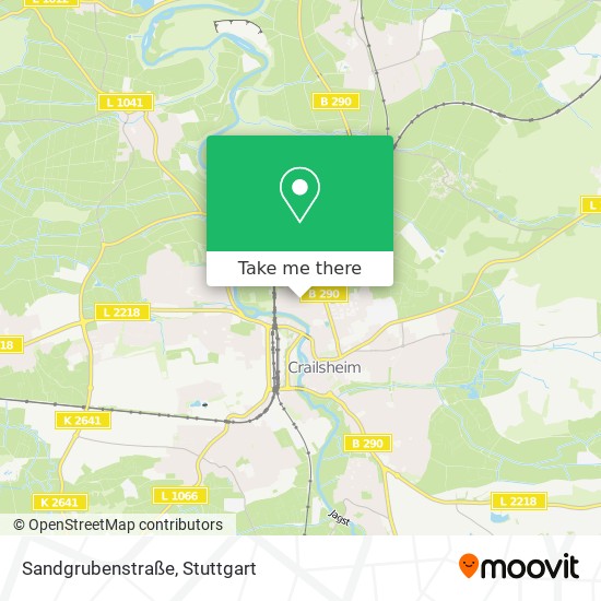 Sandgrubenstraße map