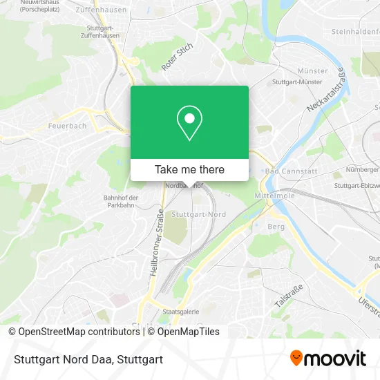 Карта Stuttgart Nord Daa