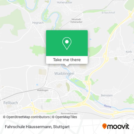 Fahrschule Häussermann map
