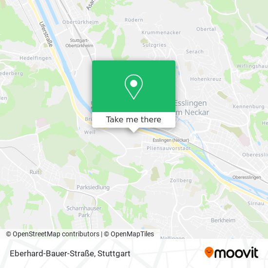 Eberhard-Bauer-Straße map