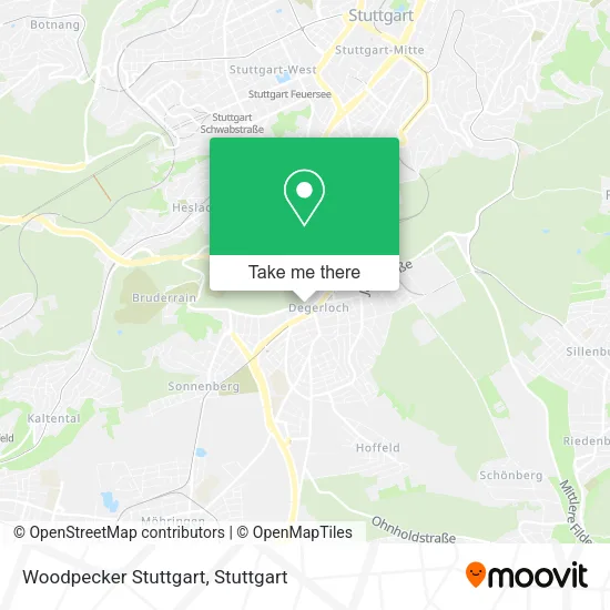 Карта Woodpecker Stuttgart