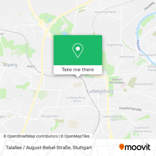 Talallee / August-Bebel-Straße map
