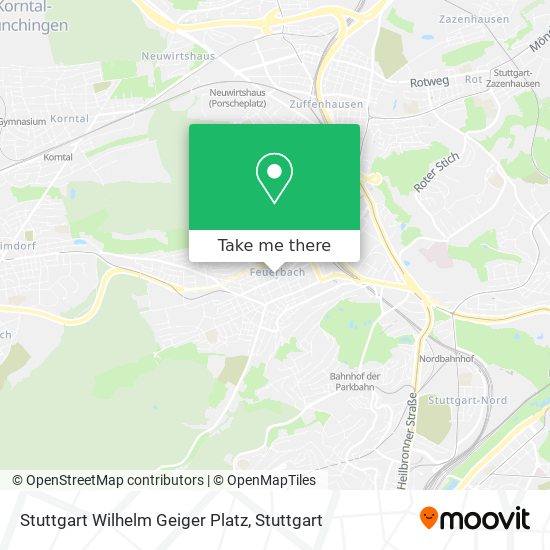 Карта Stuttgart Wilhelm Geiger Platz