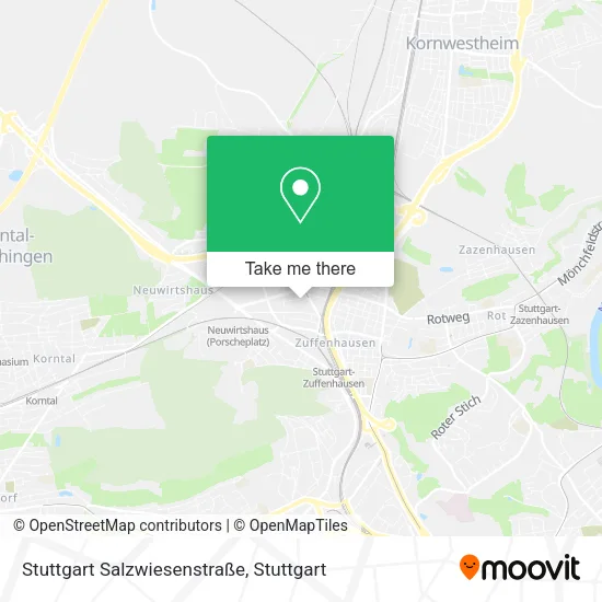 Карта Stuttgart Salzwiesenstraße