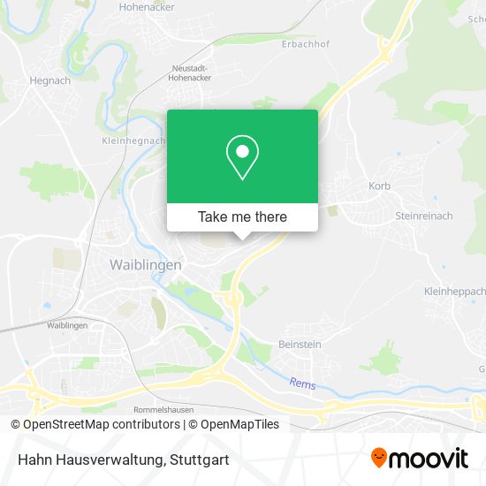 Hahn Hausverwaltung map