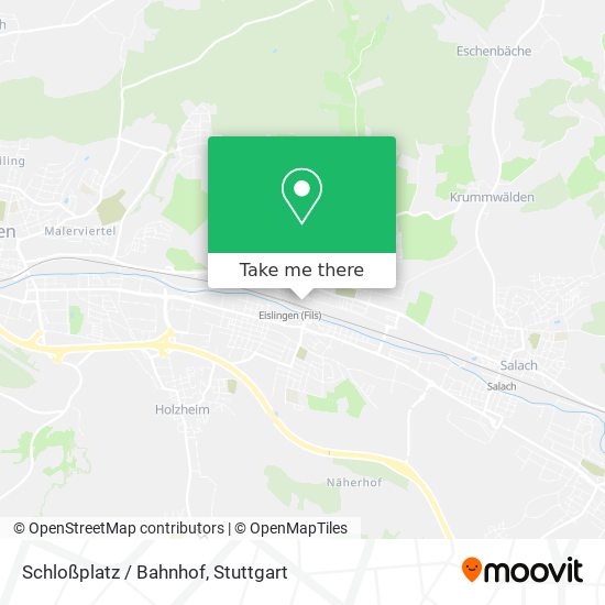 Schloßplatz / Bahnhof map