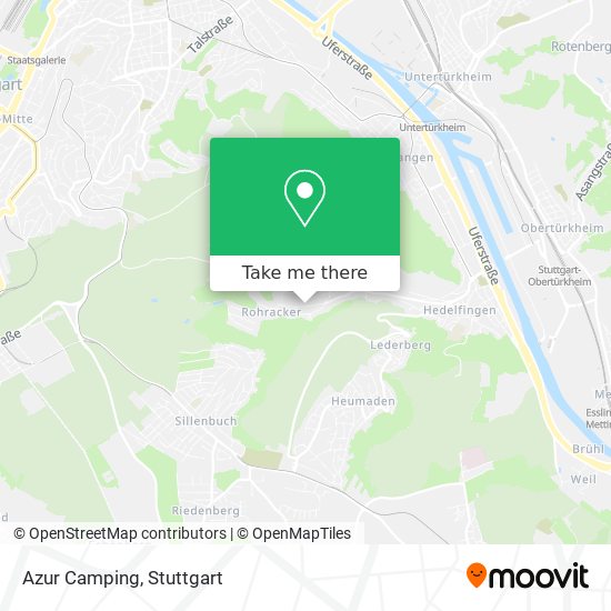 Карта Azur Camping