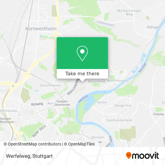 Карта Werfelweg