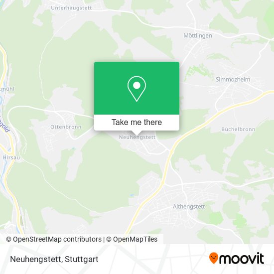 Neuhengstett map