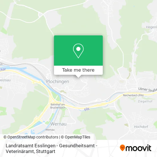 Карта Landratsamt Esslingen - Gesundheitsamt - Veterinäramt