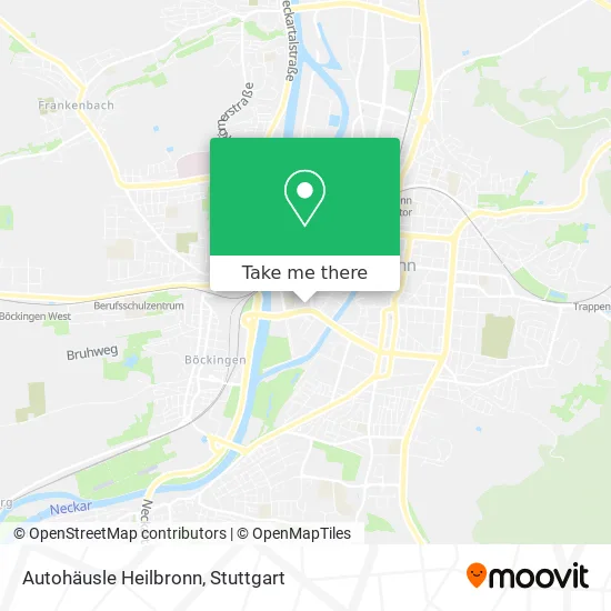 Карта Autohäusle Heilbronn