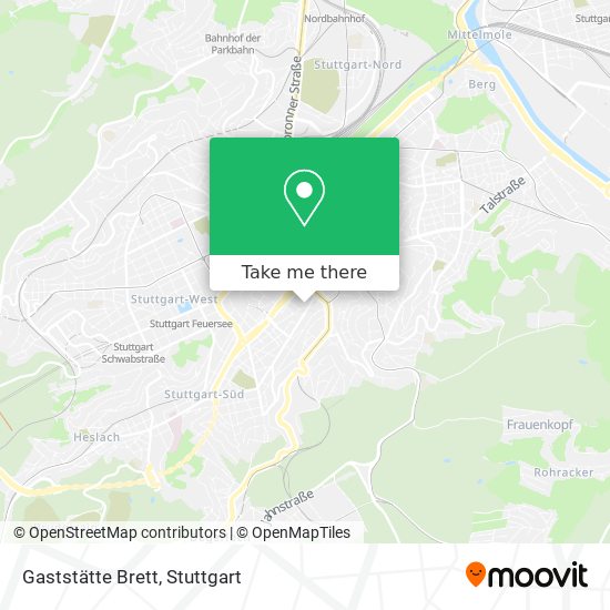 Gaststätte Brett map