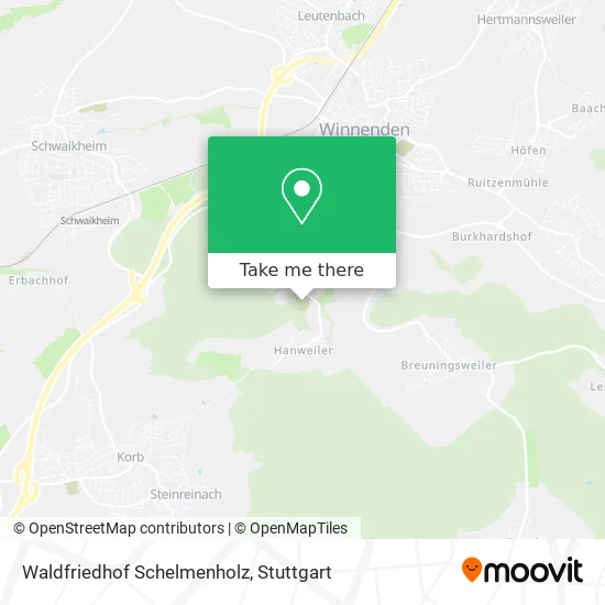 Карта Waldfriedhof Schelmenholz