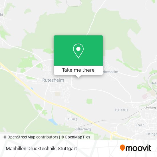 Manhillen Drucktechnik map