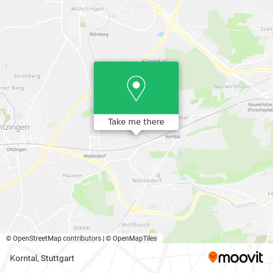 Карта Korntal