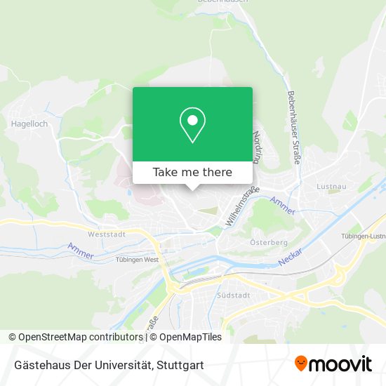 Gästehaus Der Universität map