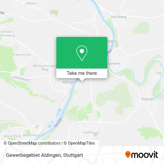 Карта Gewerbegebiet Aldingen