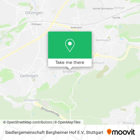 Карта Siedlergemeinschaft Bergheimer Hof E.V.