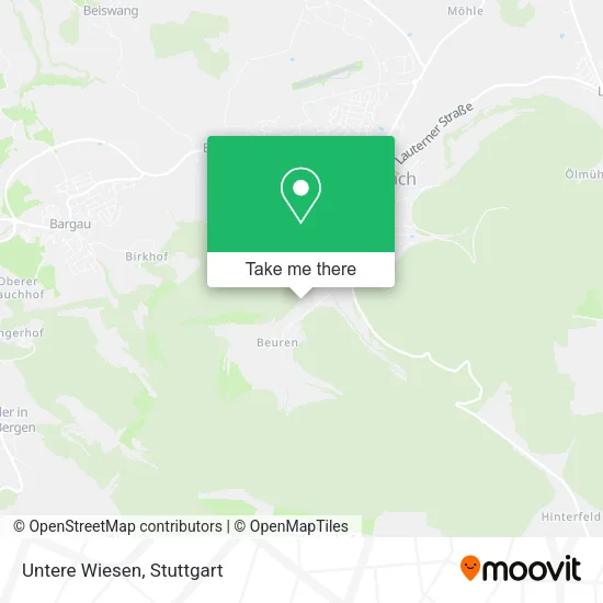 Карта Untere Wiesen