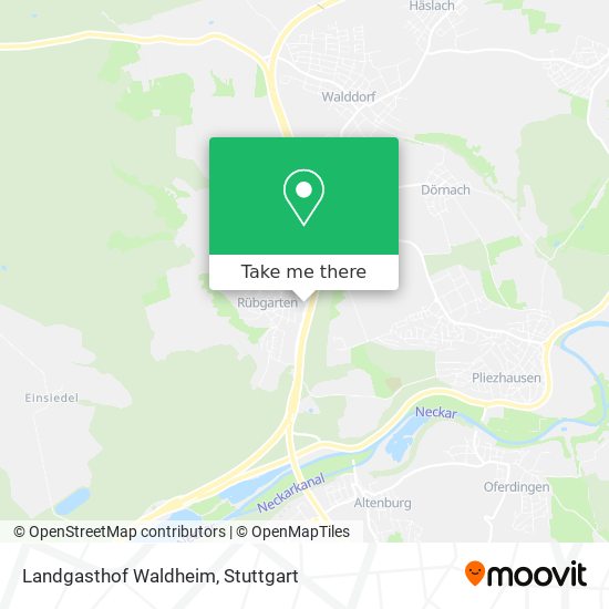 Landgasthof Waldheim map