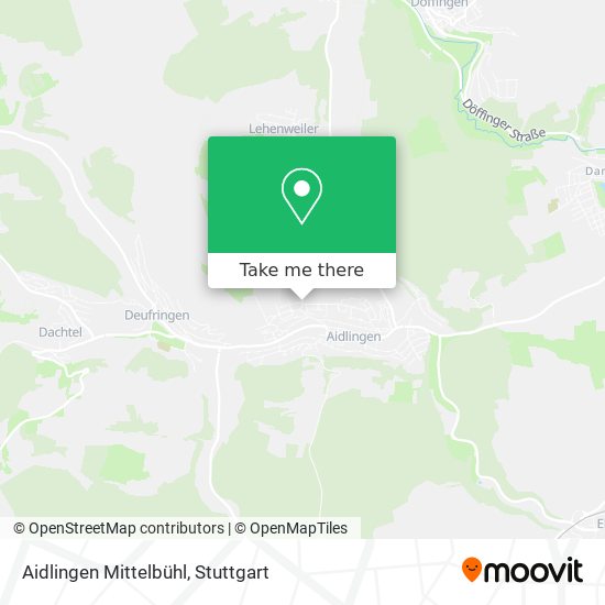 Aidlingen Mittelbühl map